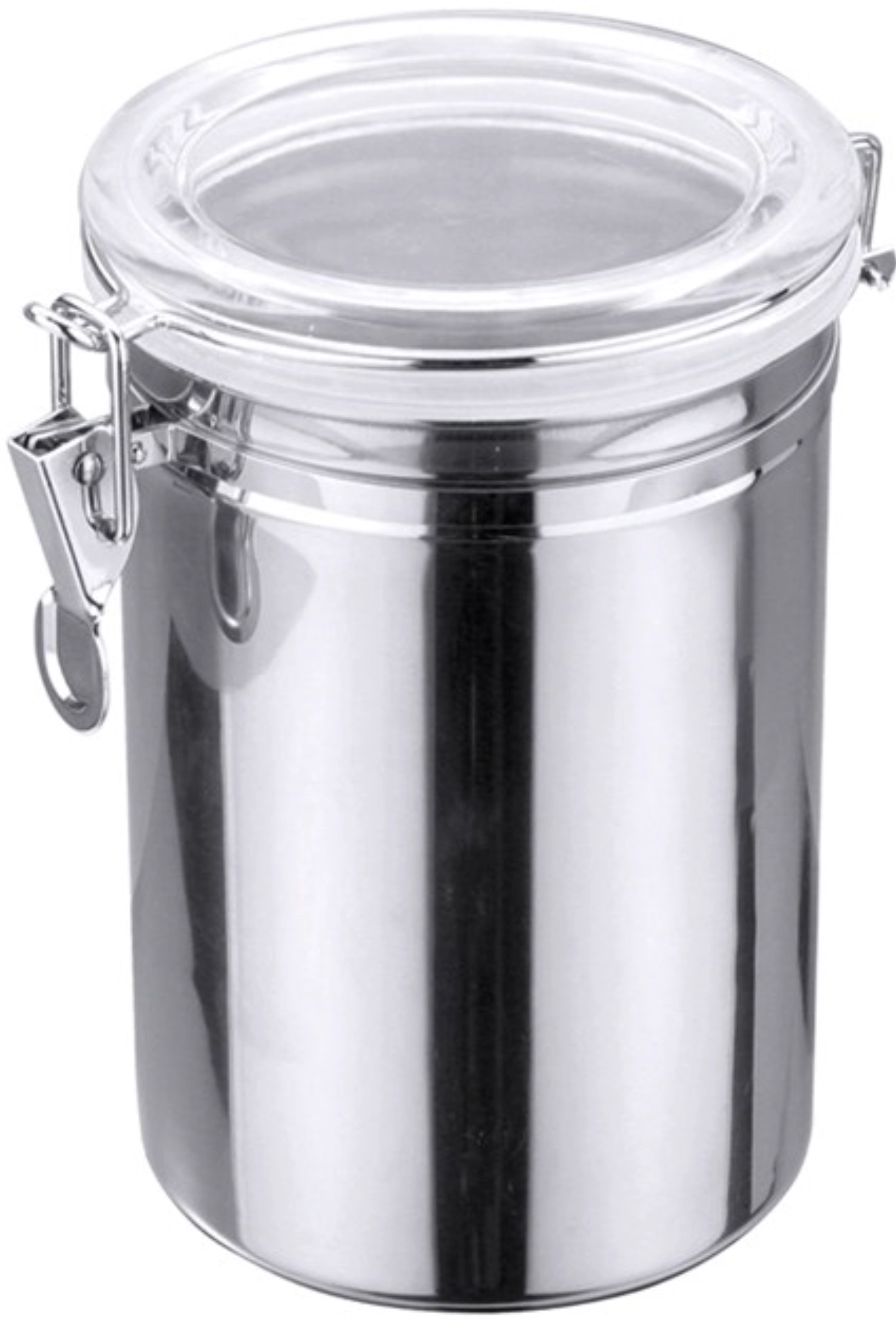Vorratsdose 1.25 l, 18/10 Edelstahl mit Acryldeckel