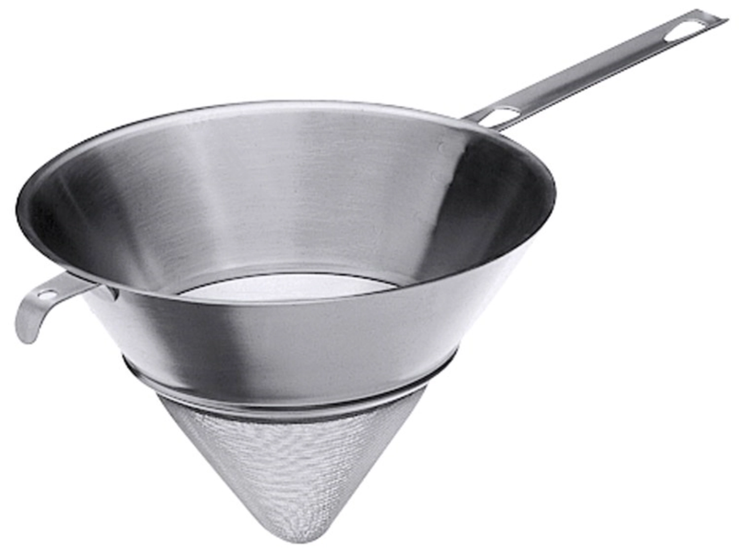 Passoire à gaz a. manche plat 19.5cm