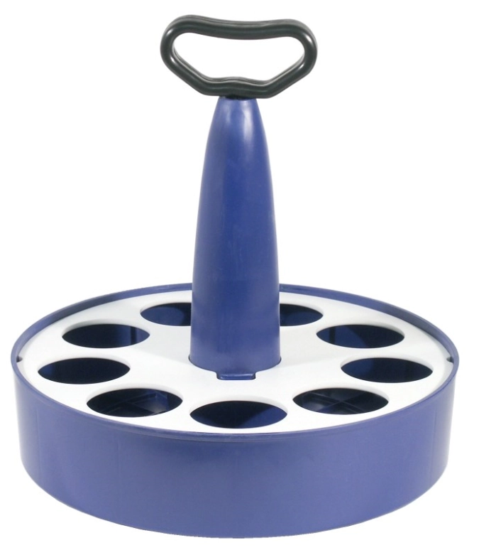 Porte-verres p. 9 verres, verre Ø 65 mm