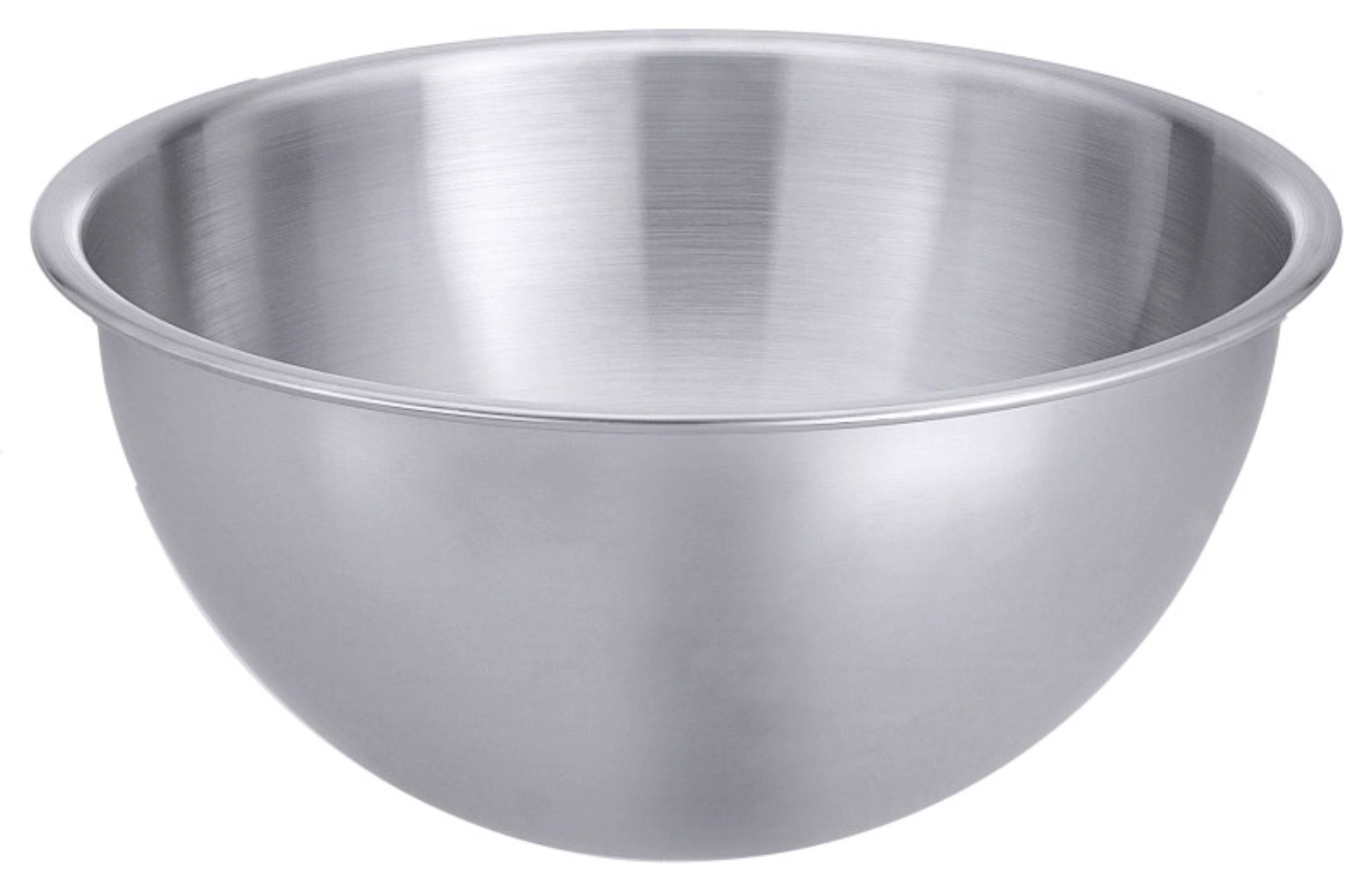 Mixerschüssel 20cm 0.9 lt. halbkugelförmig mit flachem Boden