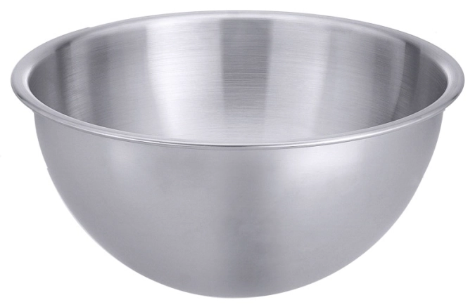 Mixerschüssel 40cm halbkugelförmig mit flachem Boden