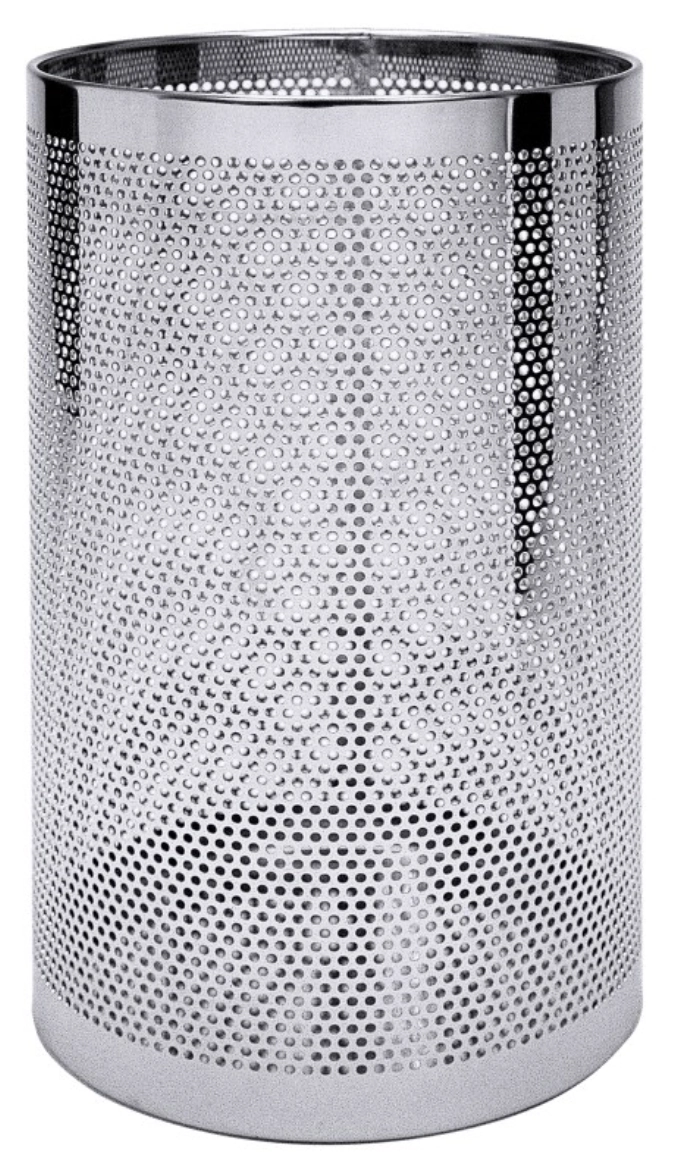 Corbeille à papier / porte-parapluies perforé, hauteur 50 cm