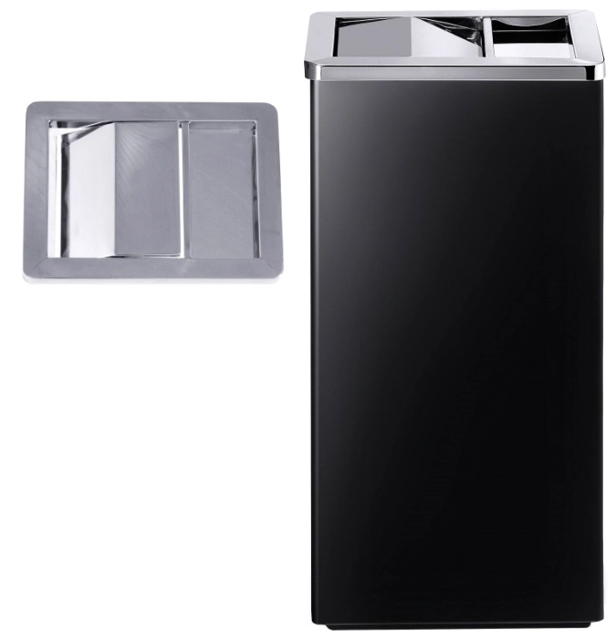 Ascher H: 61cm, matt schwarz