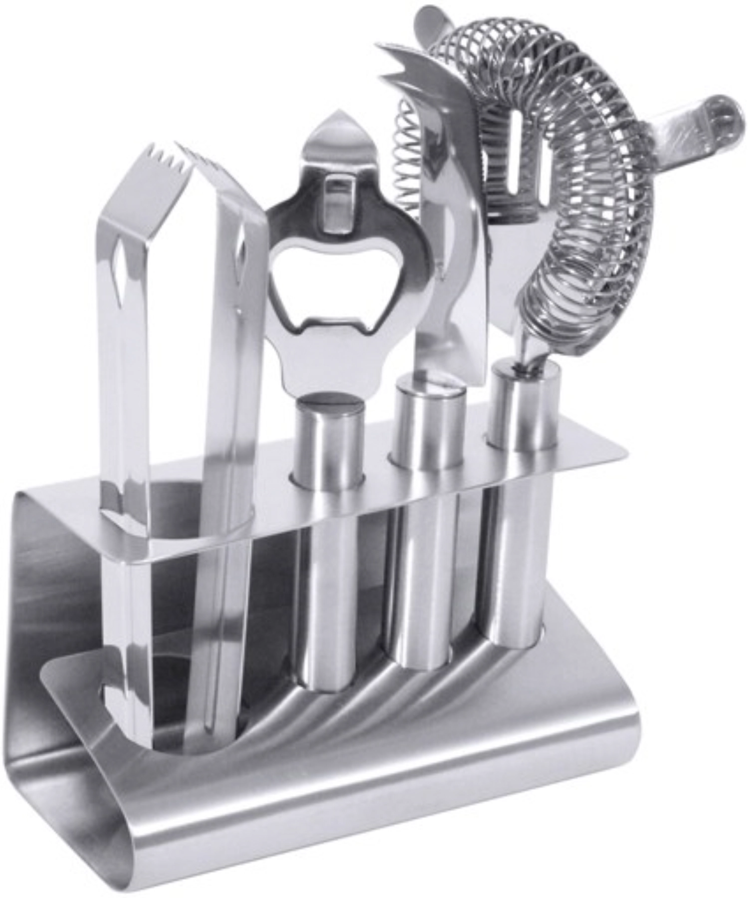 Set à cocktail, 4 pièces a. support