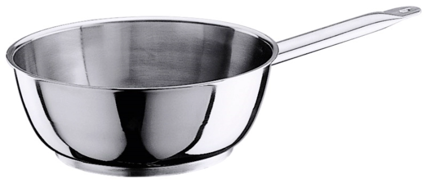 Sauteuse 16 cm, hochglänzend, Schüttrand