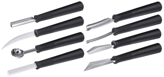 Set de couteaux à découper, 8 pcs.