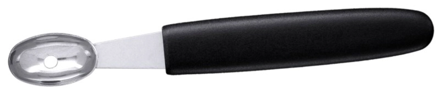 Cuillère à pommes de terre ovale 23 mm, a. manche noir