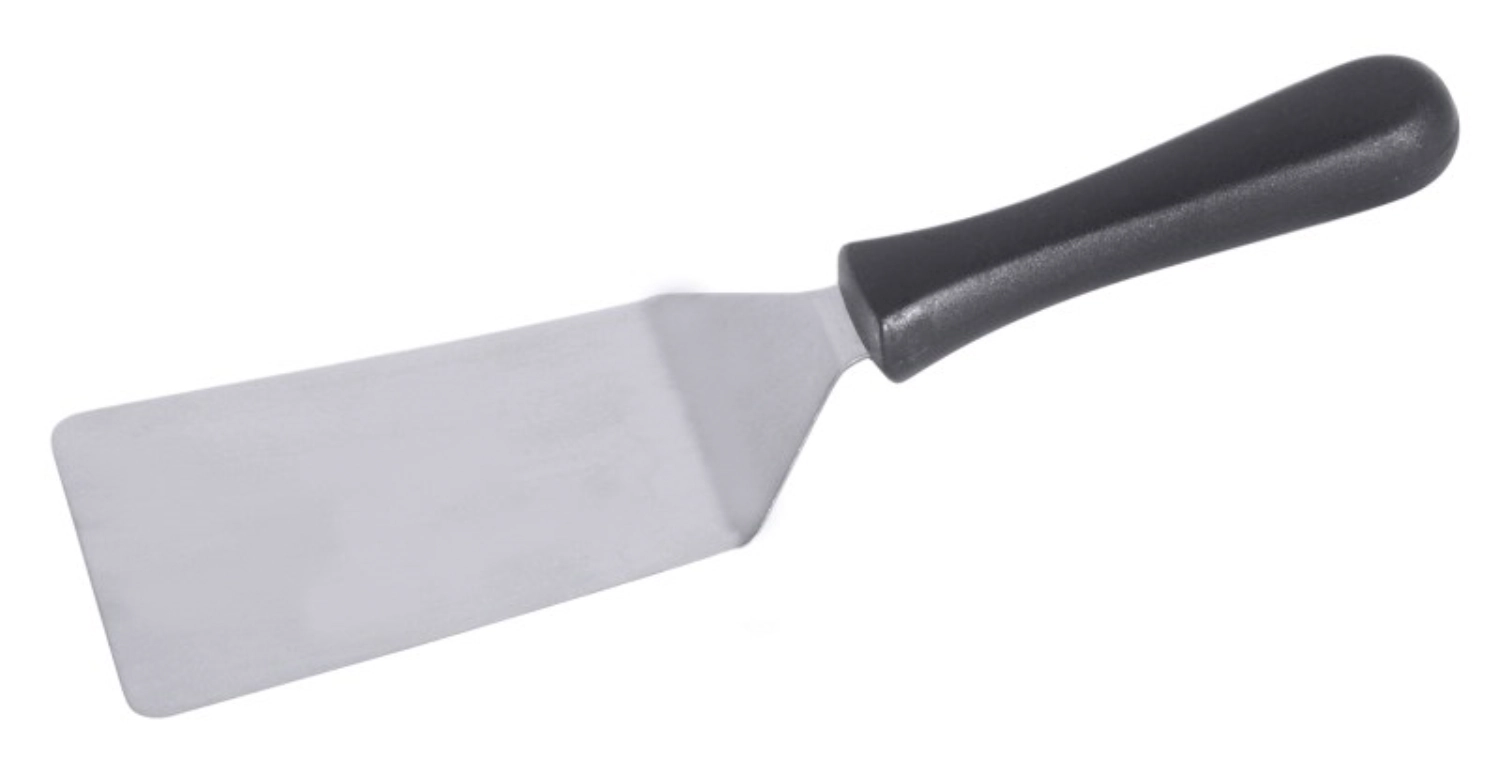 Spatule, mesure de spatule 10x6.5 cm a. manche noir