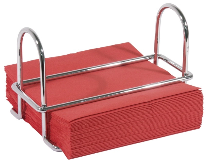 Serviettenhalter für 33x33cm Servietten mit 1/4 Falz