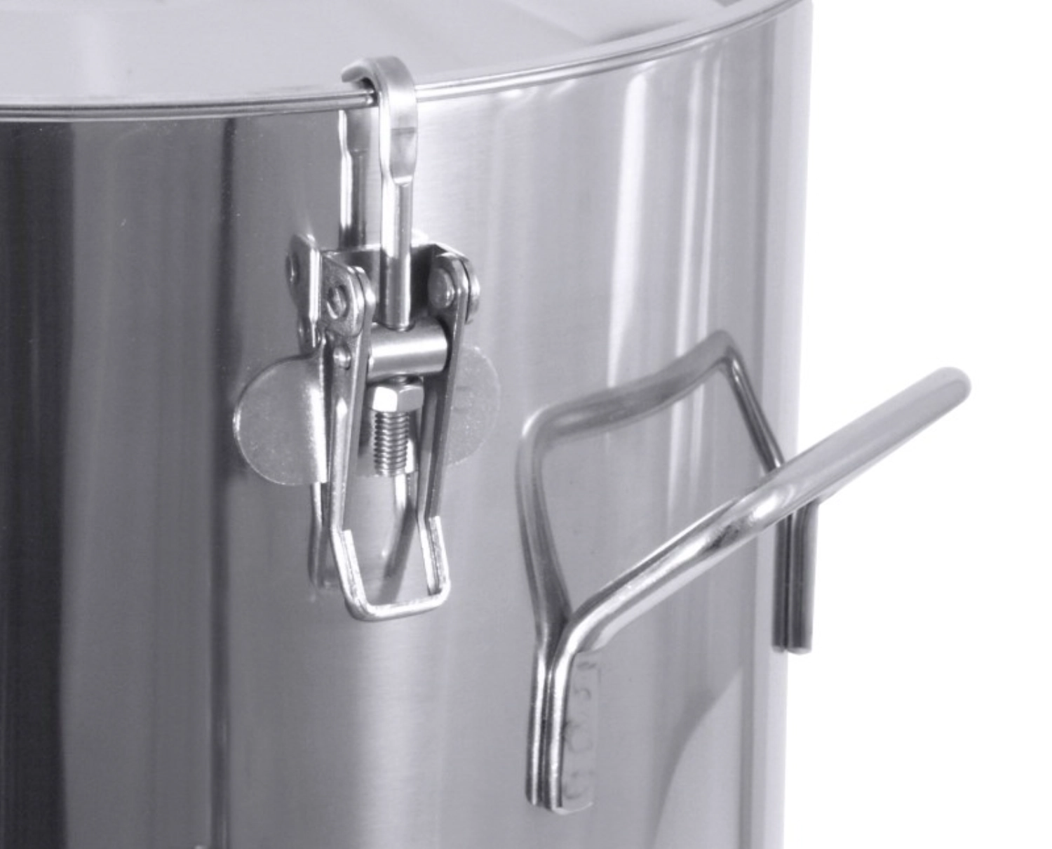 Récipient 3008 avec couvercle 150l avec trois fermetures de