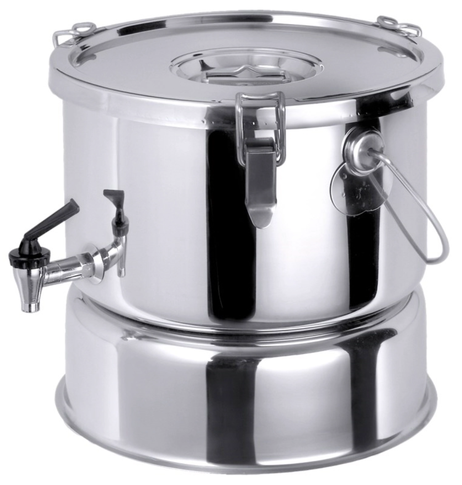 Récipient isolé 20 l a. robinet et fond d'écartement