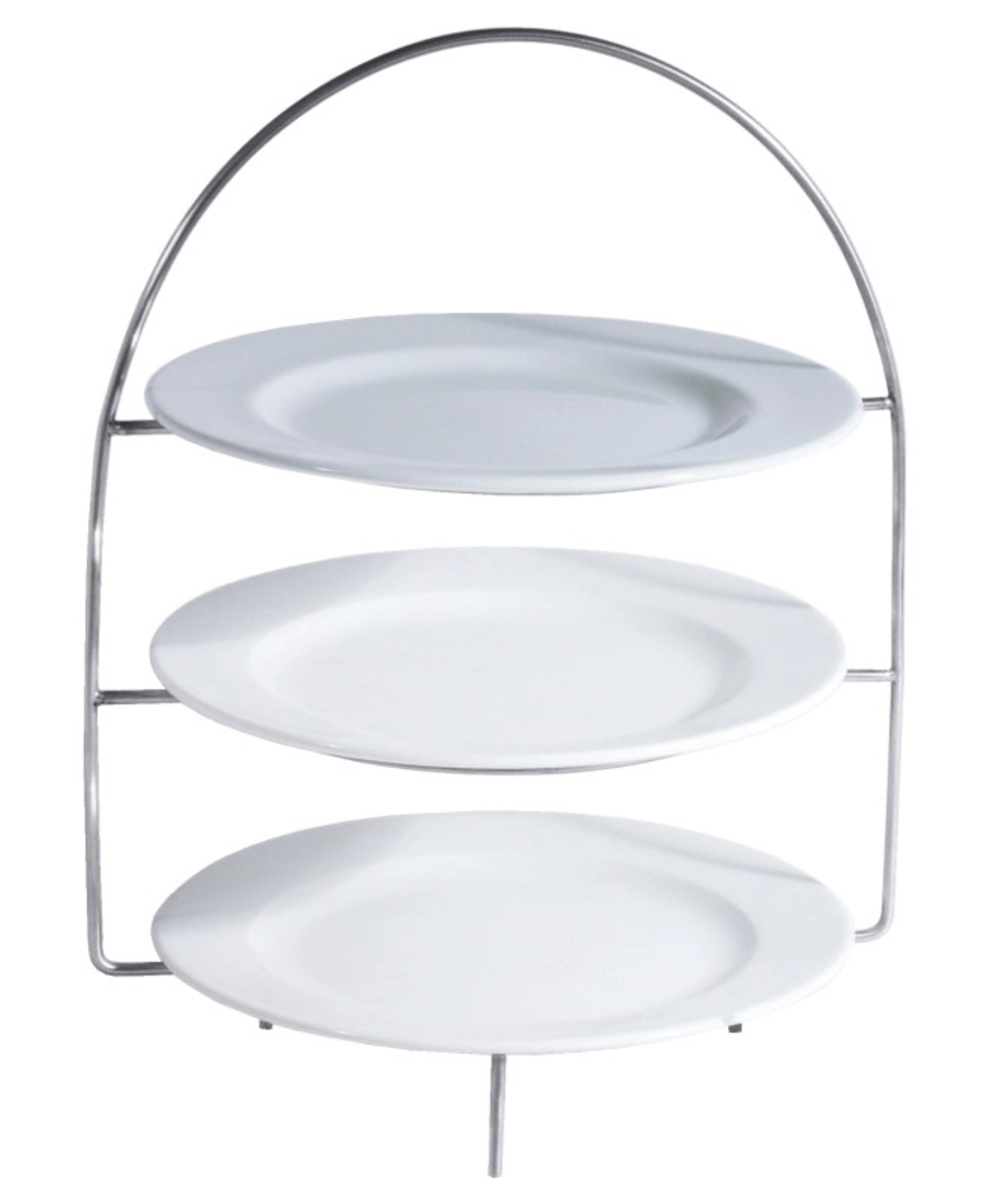 Plateau p. assiettes, 3 niveaux p. assiettes 25/29/31cm