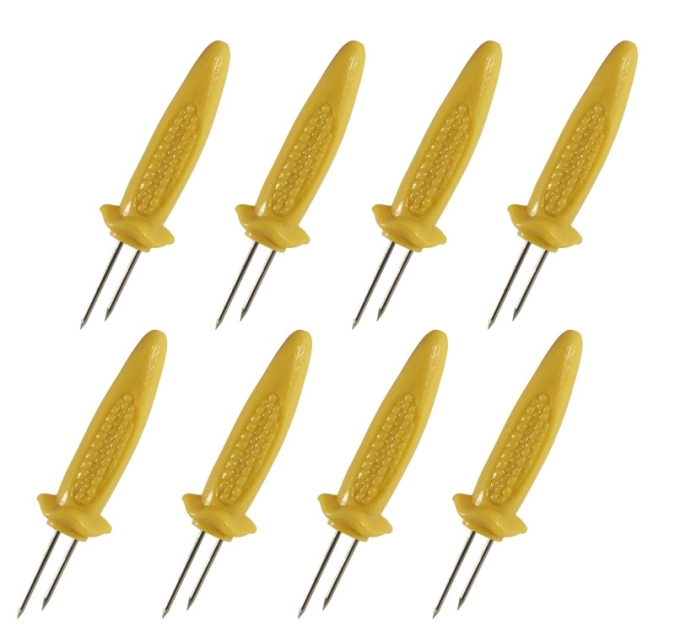 Fourchettes à épis de maïs à 8 pièces