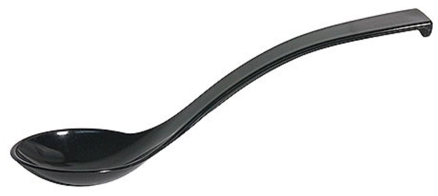 Vorlegelöffel 24 cm, schwarz