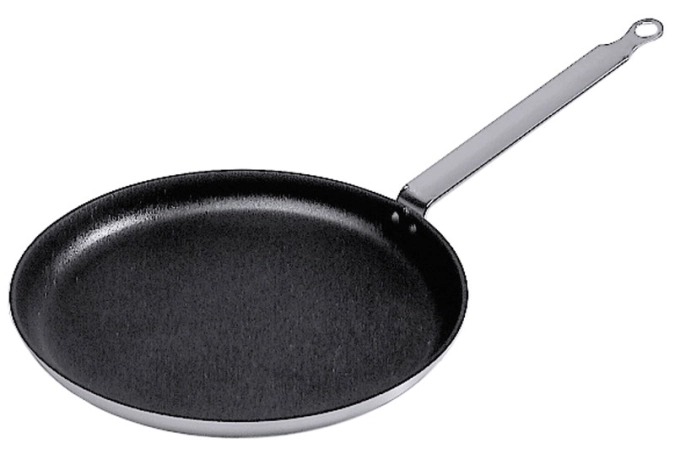 Crêpes-Pfanne 26 cm, alu mit Edelstahlgriff, mit Antih