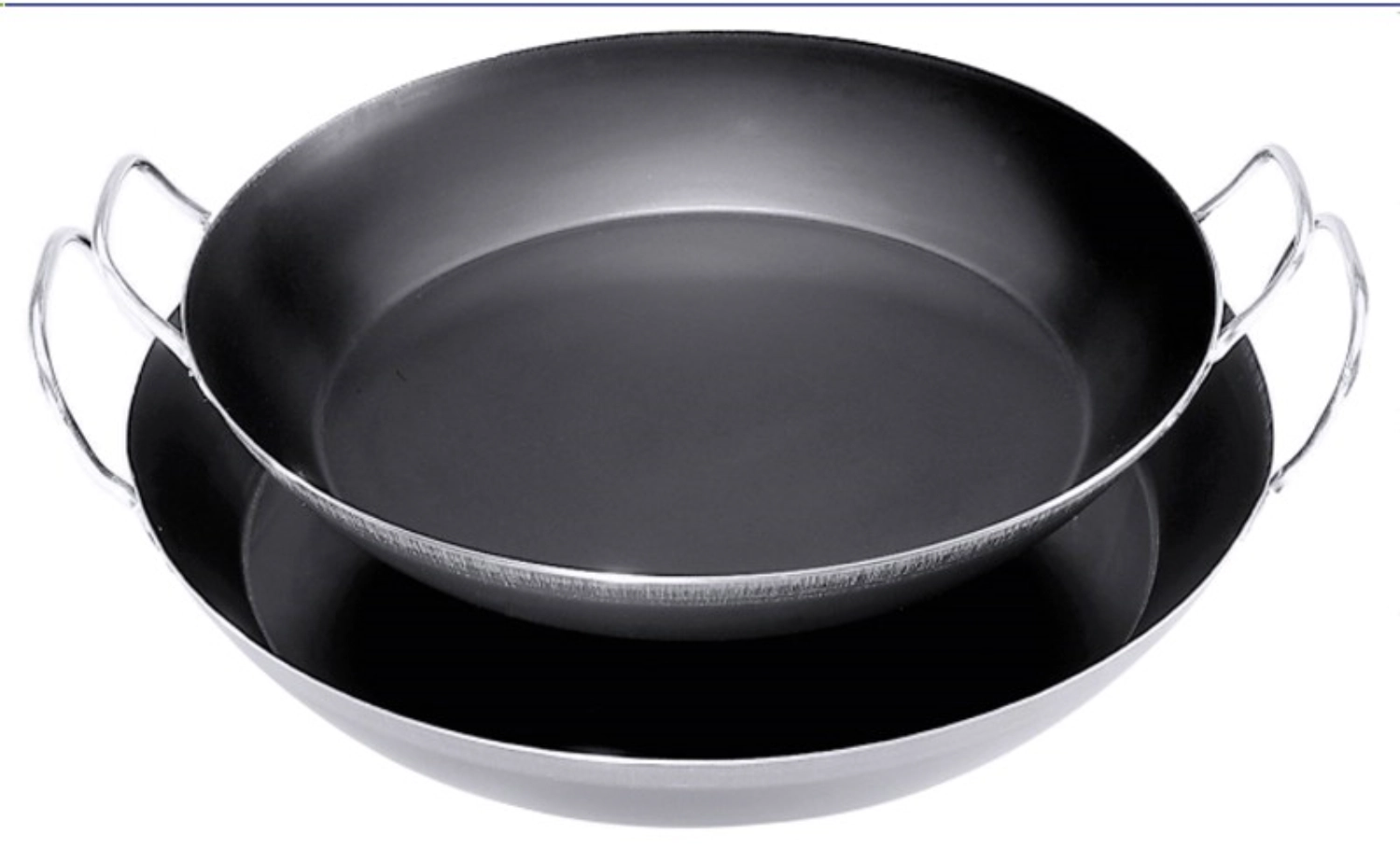 poêle à paella en fer 47 cm
