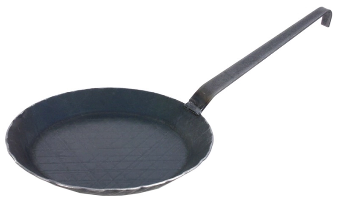 Servierpfanne 16 cm aus kaltgeschmiedetem Eisen