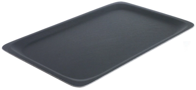 Tablett GN 1/1, schwarz, rutschfest