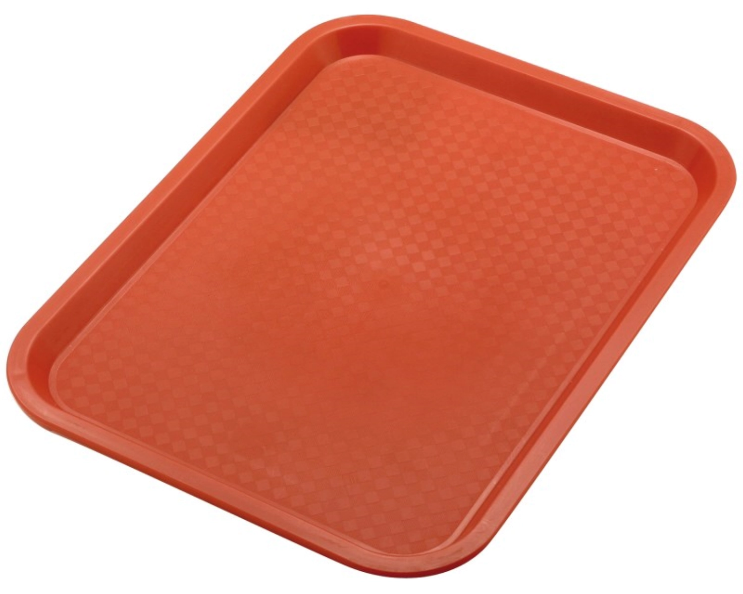 Plateau de service rectangulaire, rouge, 45x35cm