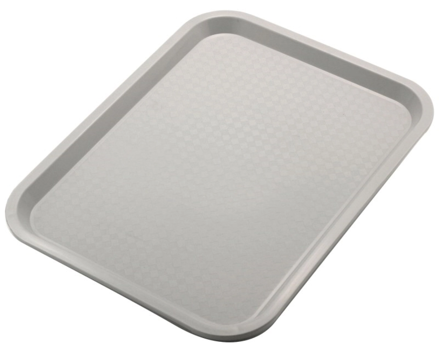 Plateau de service rectangulaire, gris, 45x35 cm