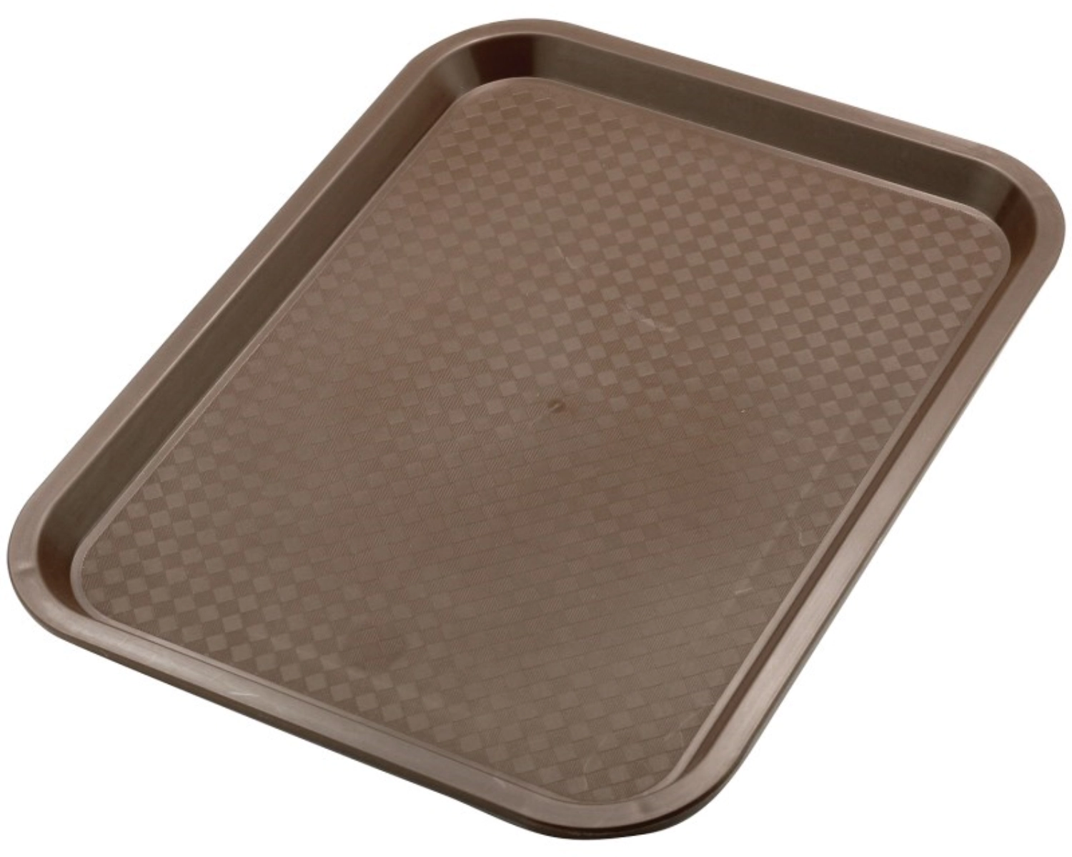 Plateau de service rectangulaire, brun, 45x35 cm