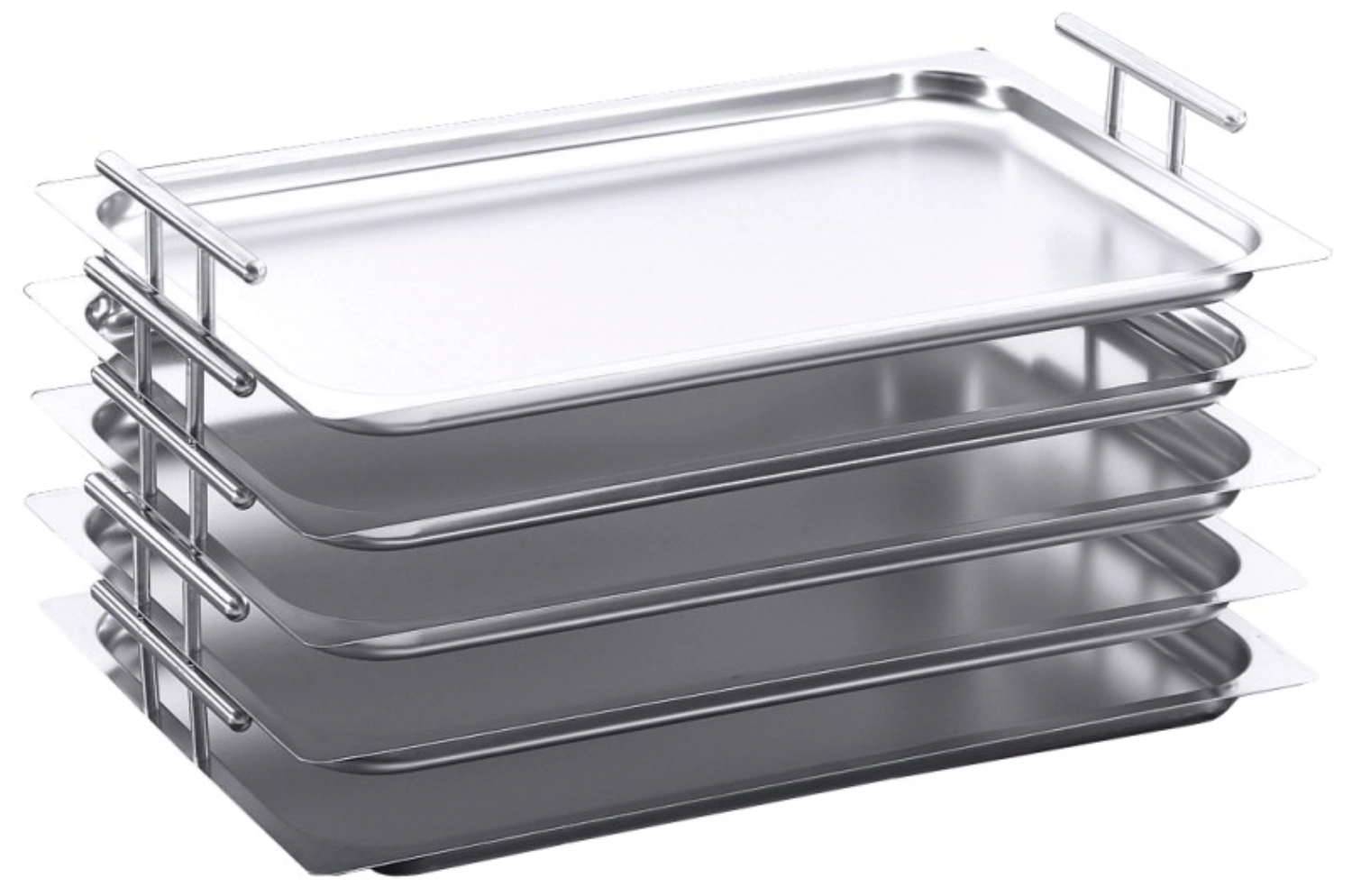 Buffet Tablett mit stapelbaren Griffen GN 1/1