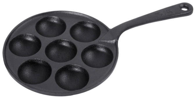 Eisenguss-Schneckenpfanne/Förtchenpfanne