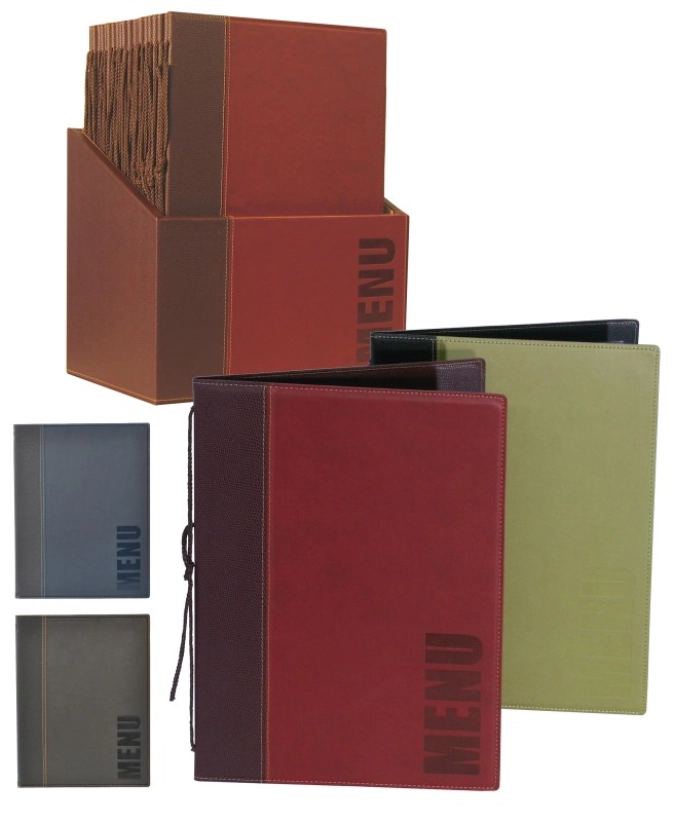 Speisekartenmappe A4, rot