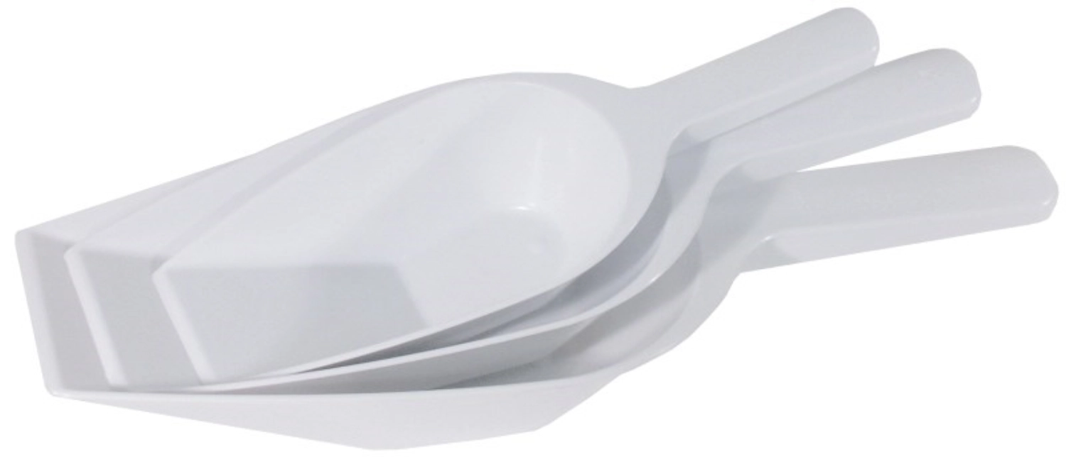Mehlschaufel, weiss 35 cm