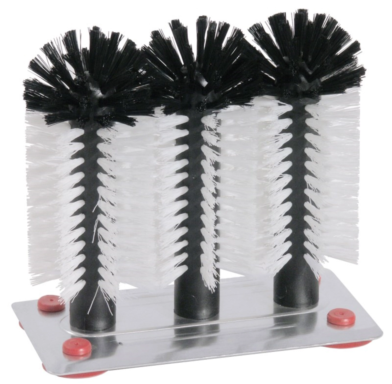 Brosse pour laver les verres D : 7cm H : 18/18/18cm, plaque