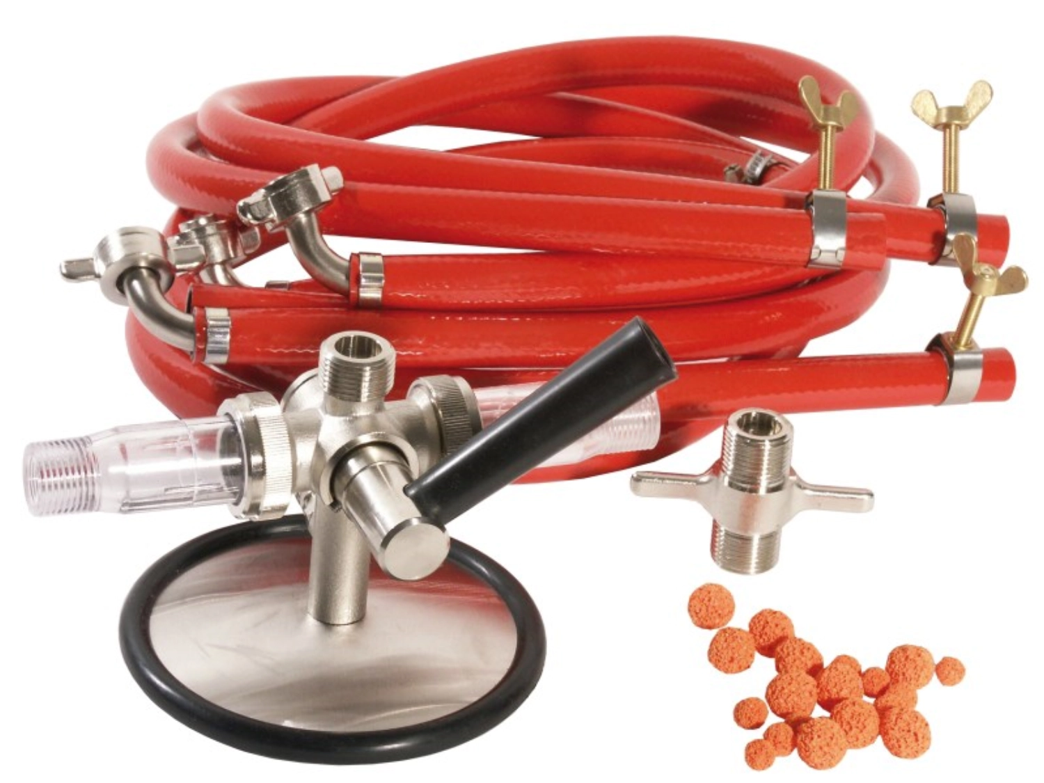 Kit de nettoyage des conduites de bière incl. colliers de se