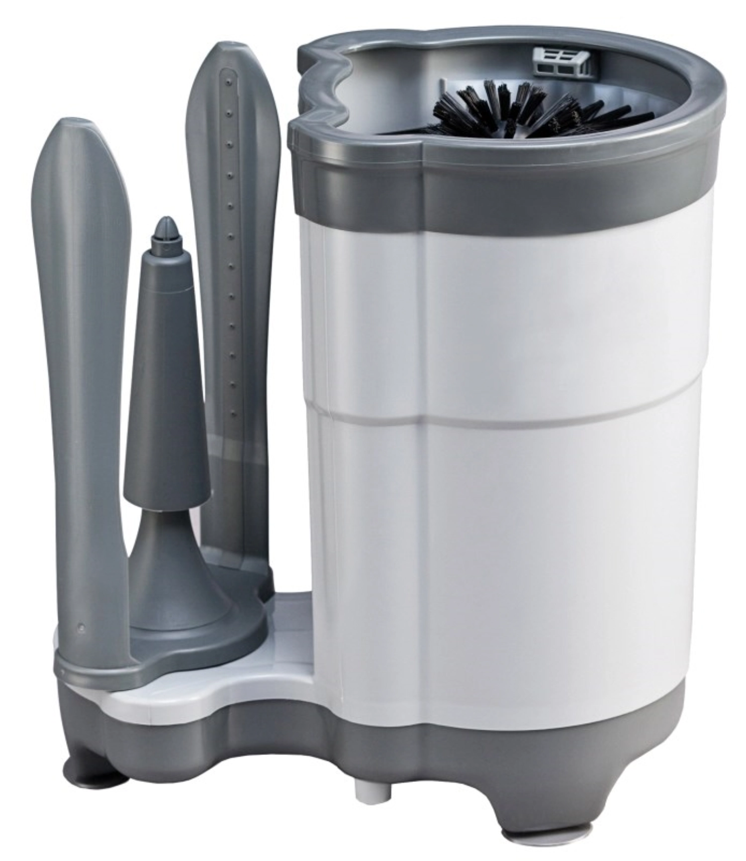 Lave-verres, gris a. rinçage final ouvert