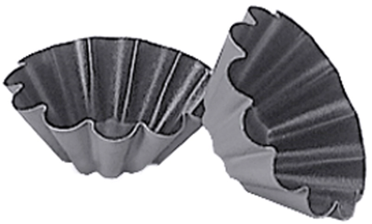Antihaft-Briocheform 8 cm EXOPAN-beschichtet