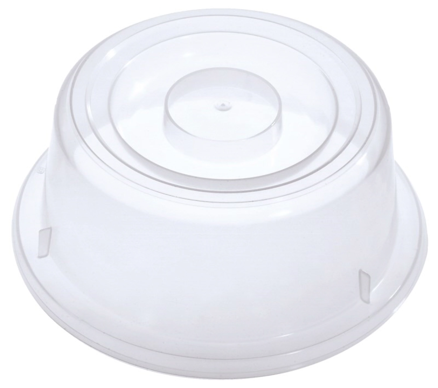 Cloche pour assiette, transparent-blanc pour assiette 19 cm,