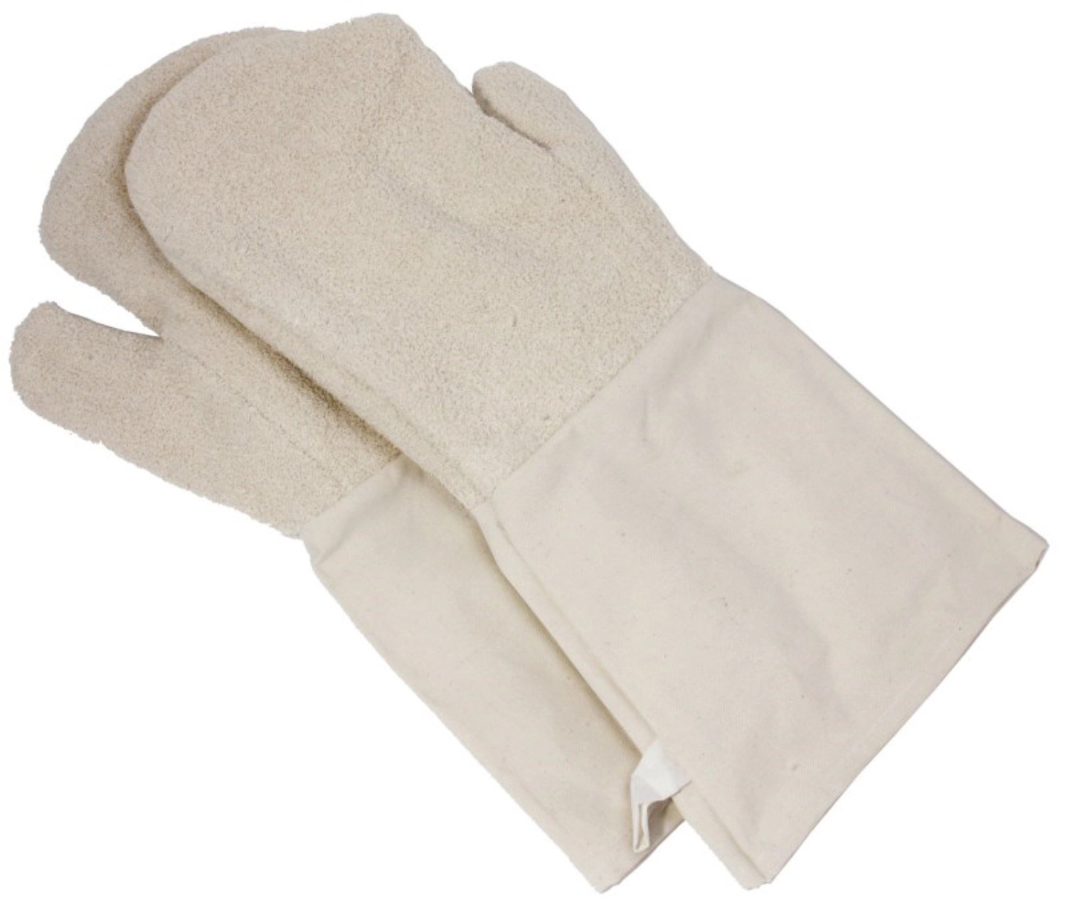 Paire de gants de cuisine 40 cm à manchette longue