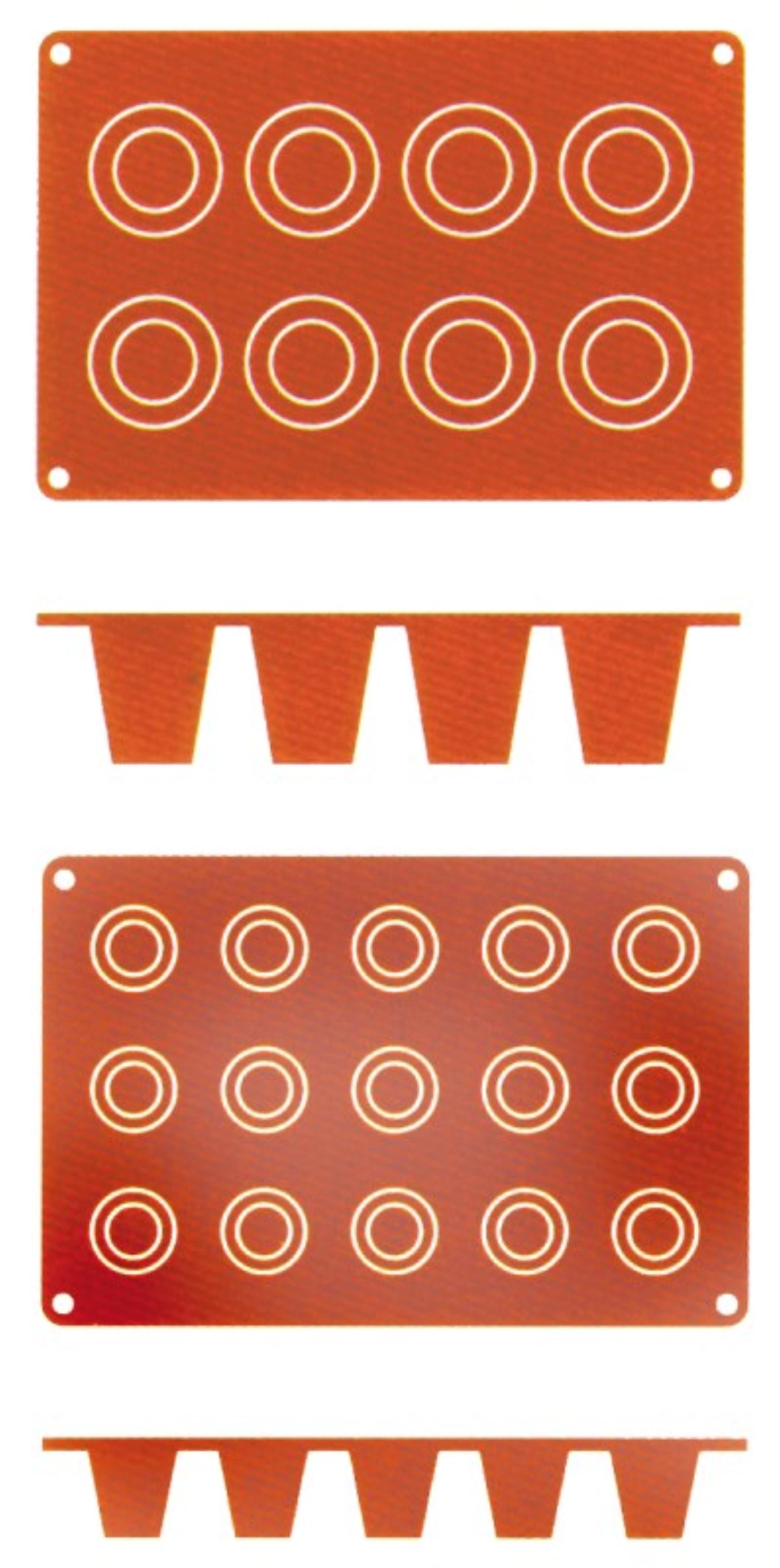 Silikon-Backmatte Dariol, 3 cm