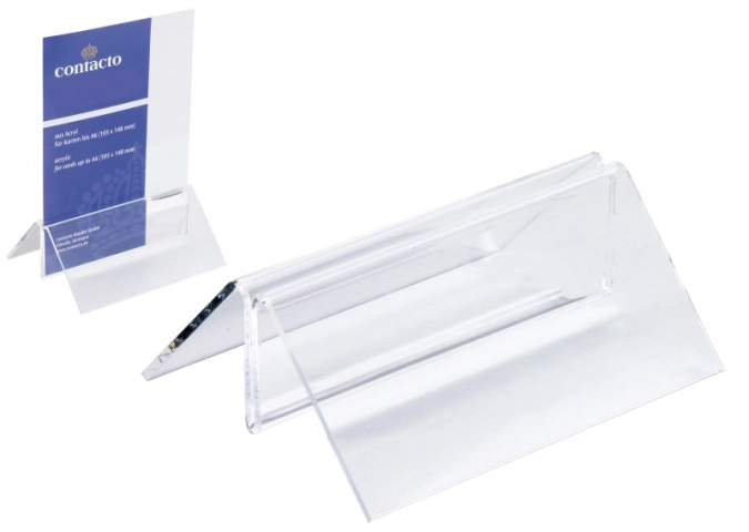 Menükartenständer B: 10.5cm H: 4cm, Acryl