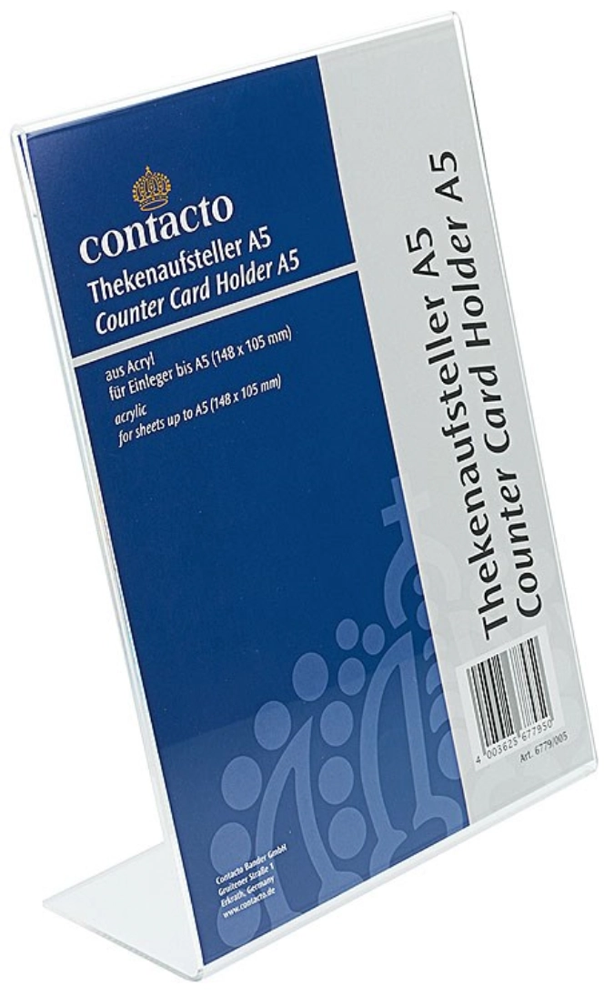 Présentoir de comptoir DIN A5 Acrylique