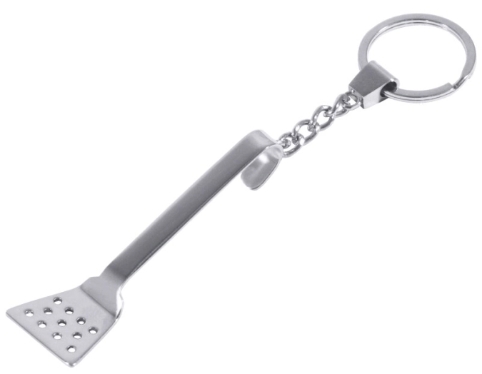Porte-clés Spatule à rôtir a. chaîne et anneau