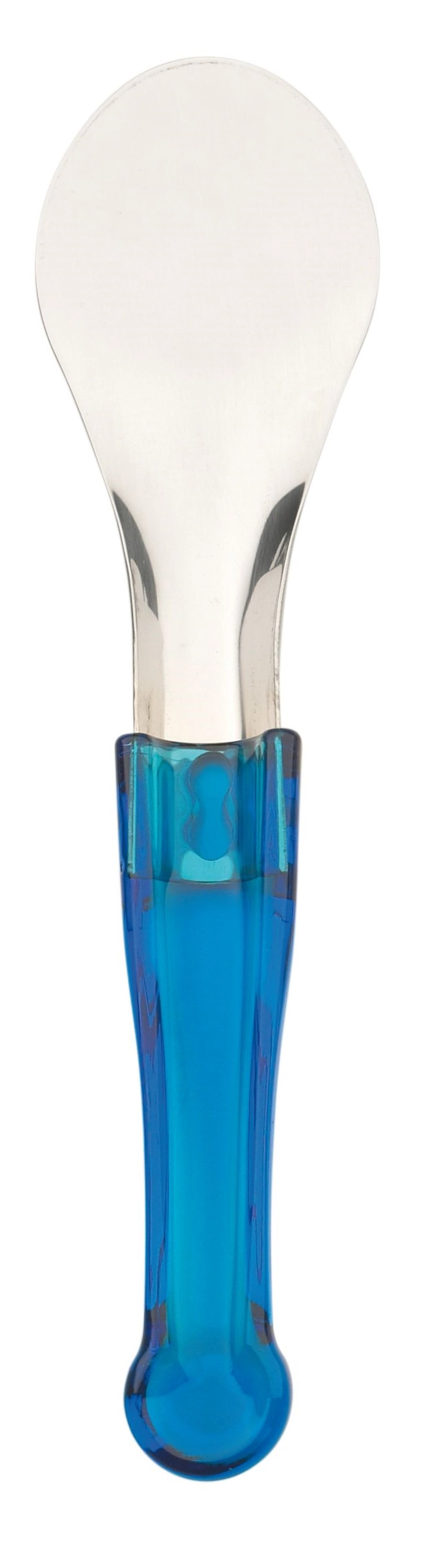 Spatule a glace avec manche en san bleu - spa26bl
