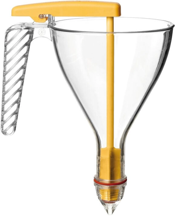 Entonnoir a piston 0.75l+supp