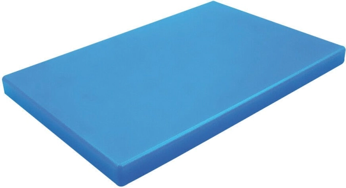 Planche pehd bleu 530x325x15mm
