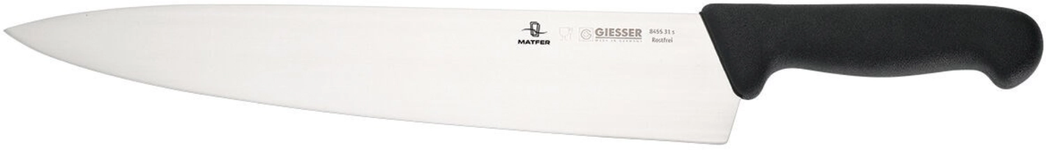 Kochmesser schwarz Griff 310mm