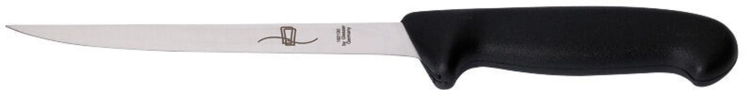 Couteau filet poisson noir18cm