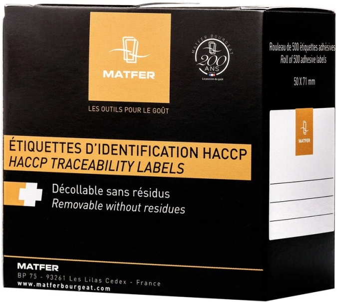 Box 500 Papieretiketten 50X71M
