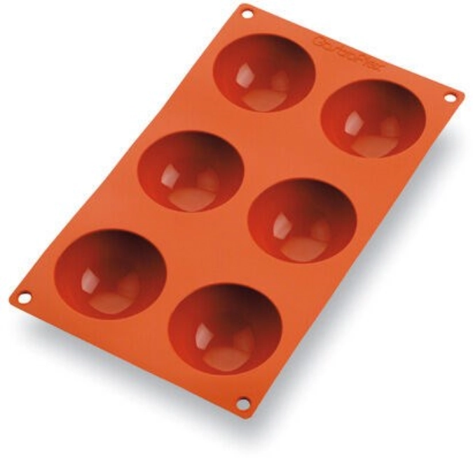 Gastroflex Silikonform 6 Halbkugeln D:7cm H: 3.5cm 30x17.6cm