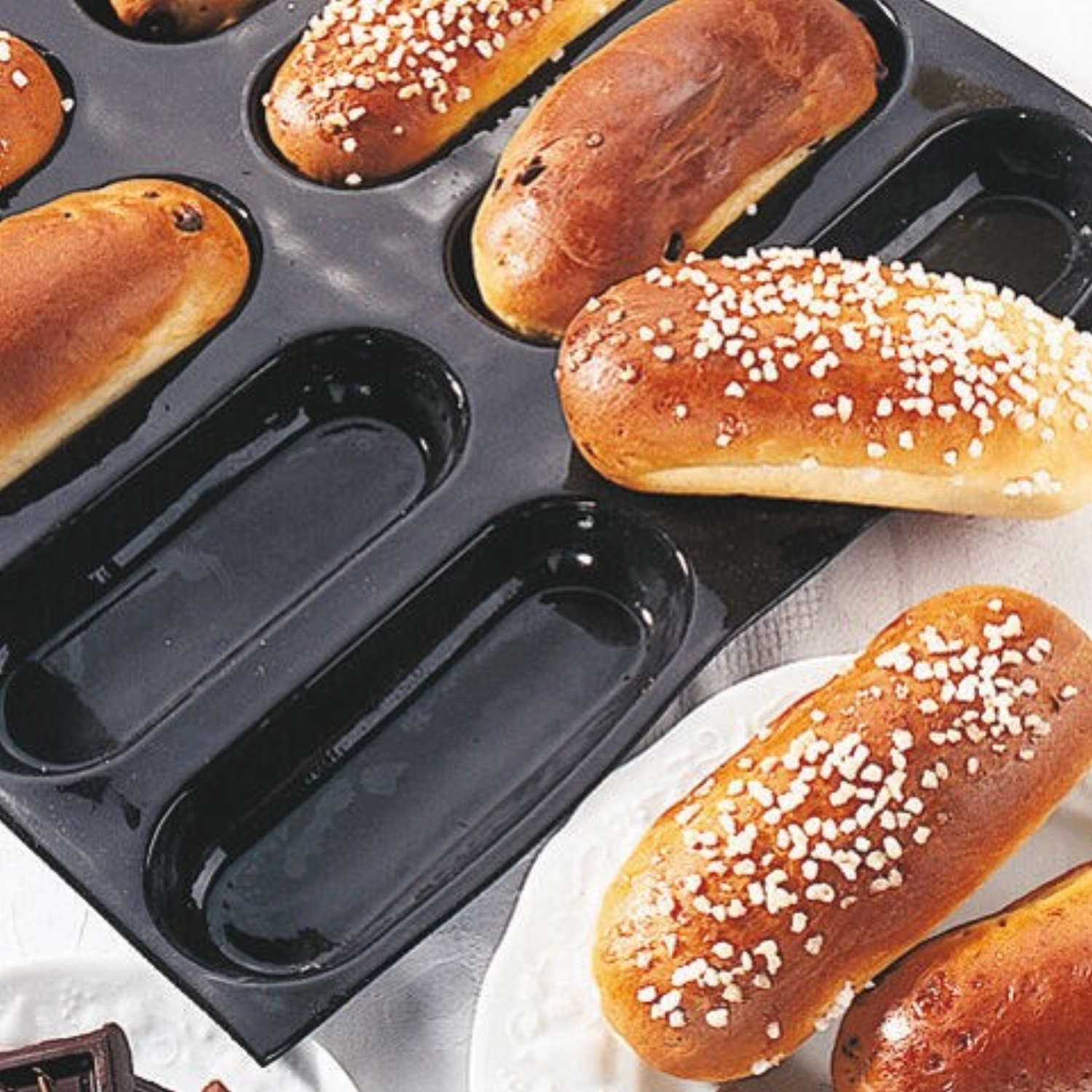 Flexipan Backform 60x40cm für Brioche lang 13x4.8cm