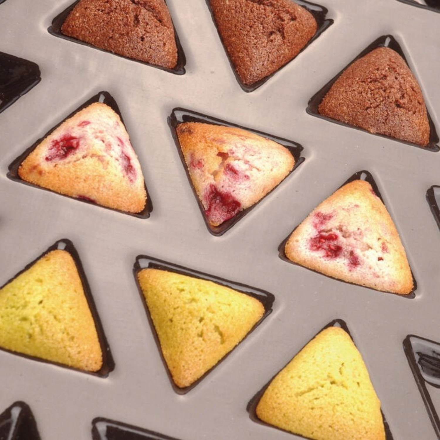 Flexipan Backform 60x40cm für Dreiecke 4.5x4.5cm