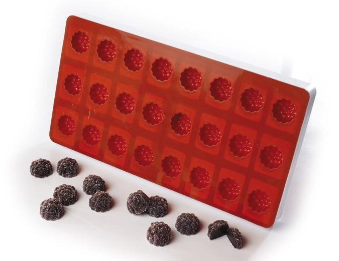 Moule flex 24 emprei.framboise