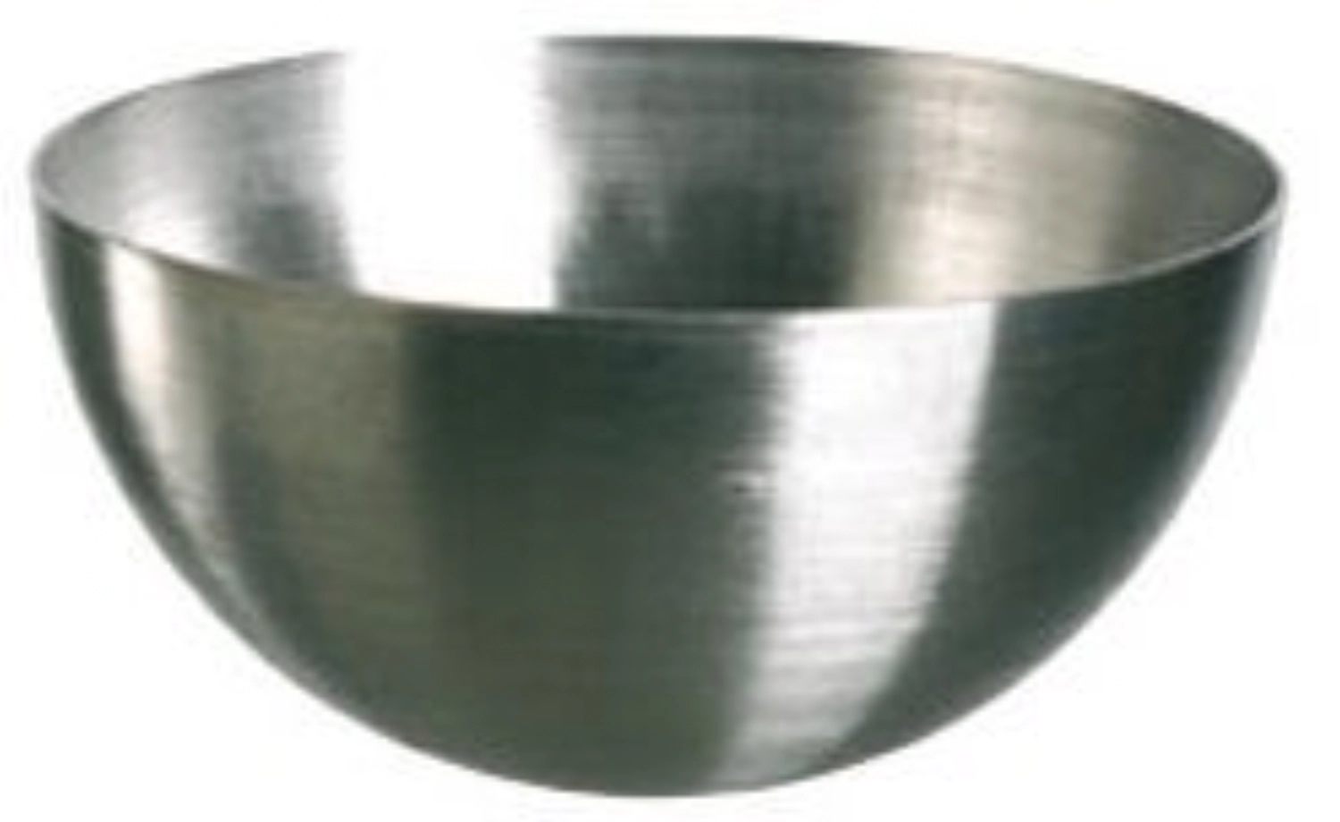 Halbkugelform Edelstahl D 80
